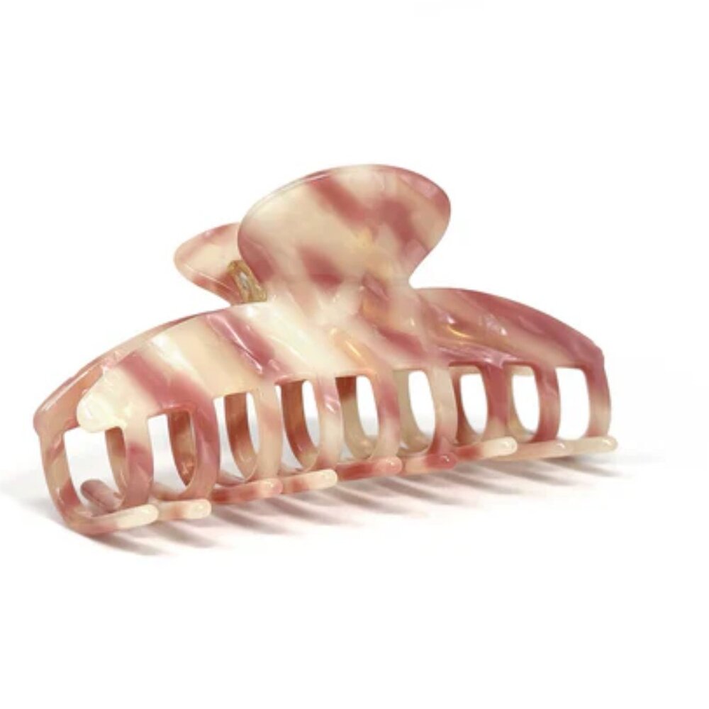 NWT The Big Guy Pink Marbled Hair Claw Clip - Picture 4 of 4